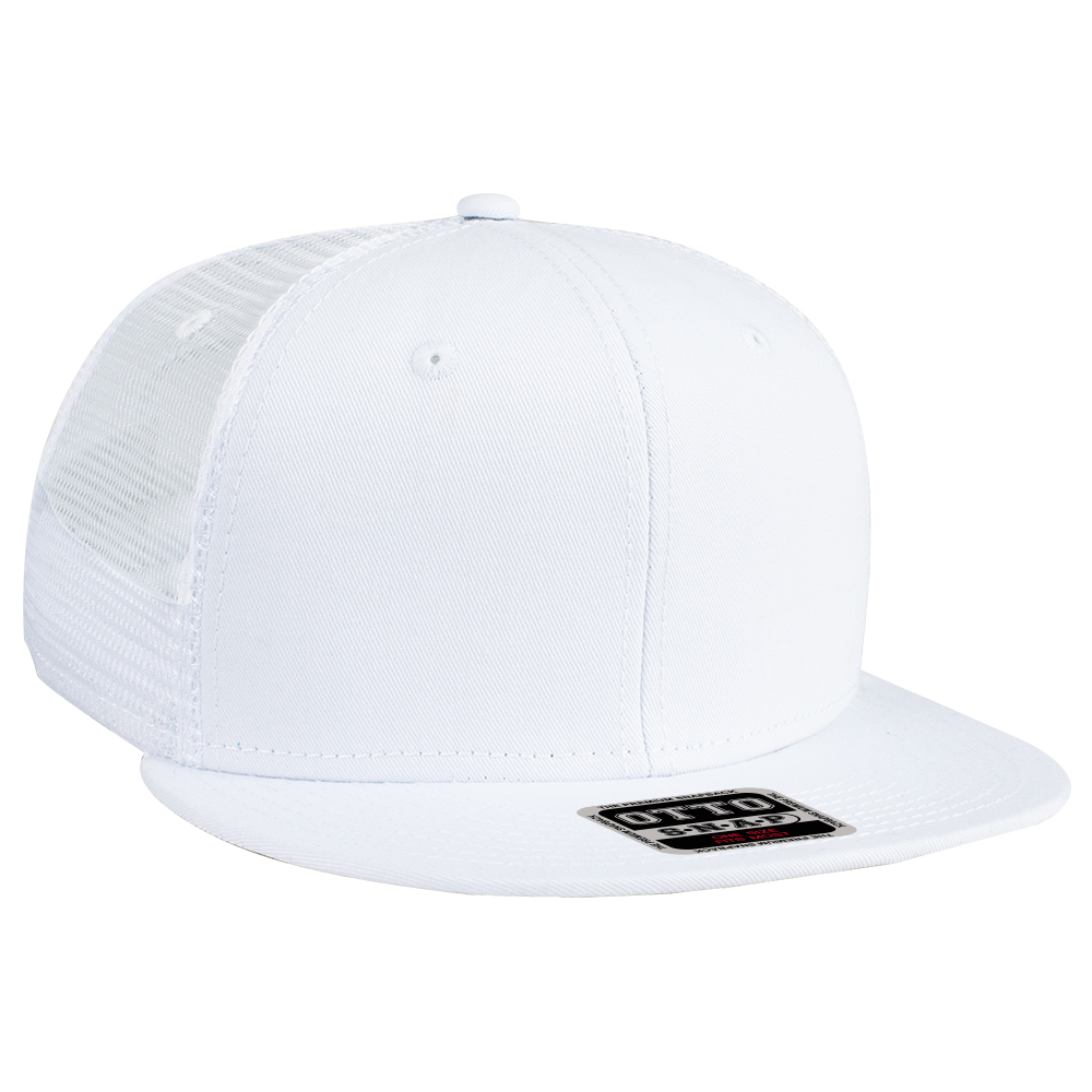 OTTO CAP® OTTO SNAP 6 Panel Pro Style Mesh Back Trucker Snapback Hat 61