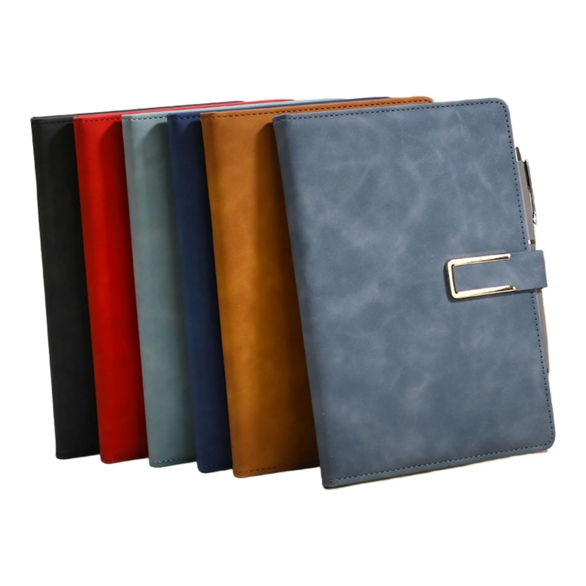 Deluxe Leather A5 Notebook And Pen Gift Set with Gift Box 2