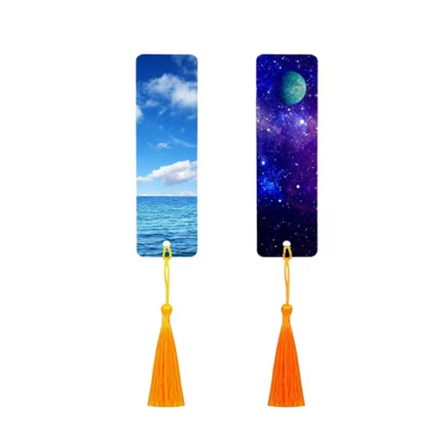 Aluminum Metal Bookmark with Tassel 3