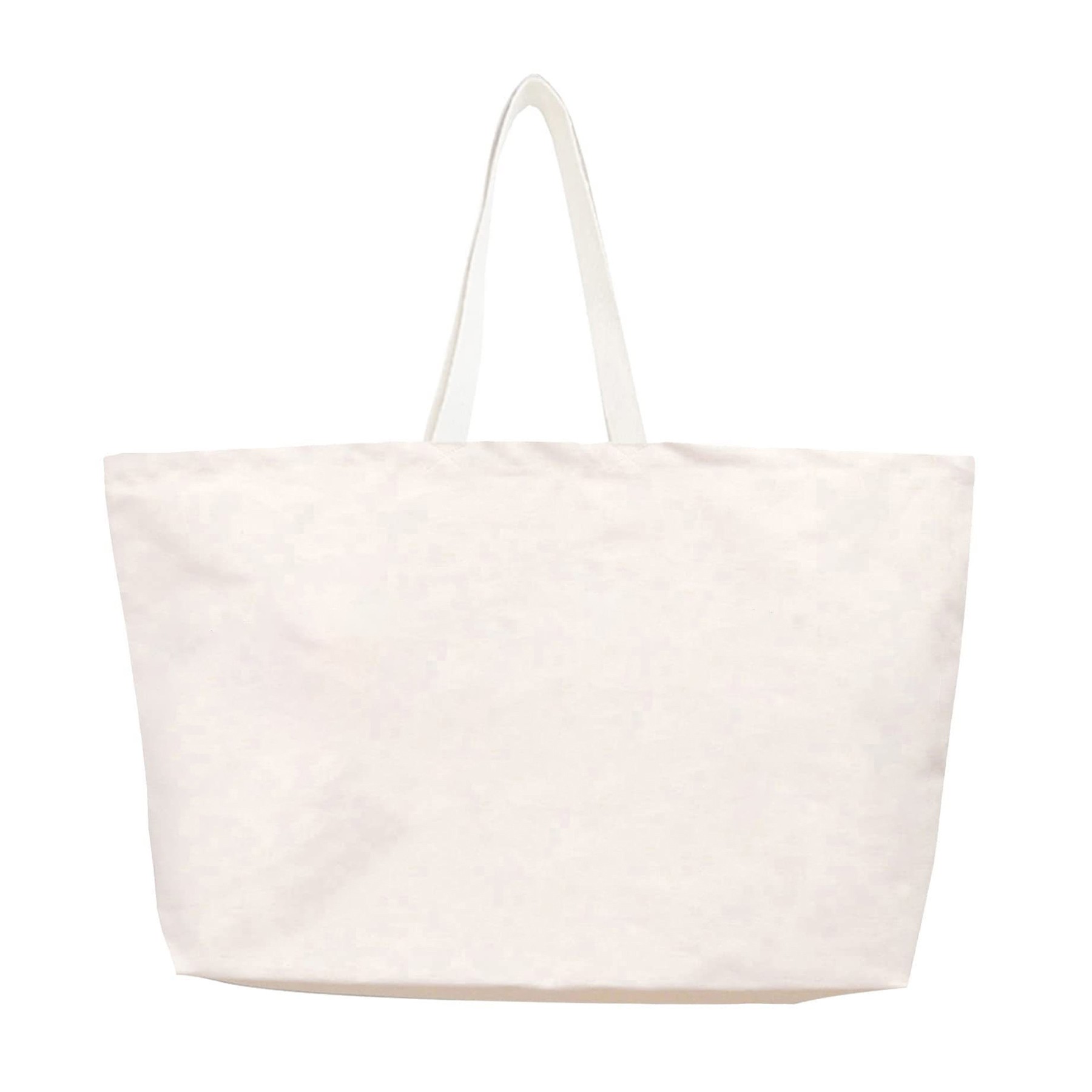 Large Capacity Canvas Shopping Bag, custom tote bag with logo imprint 2