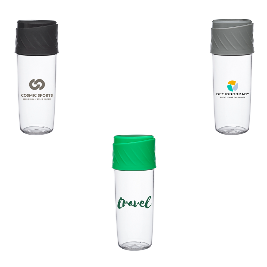 Sip-N-Snack Plastic Water Bottles 16 oz 7