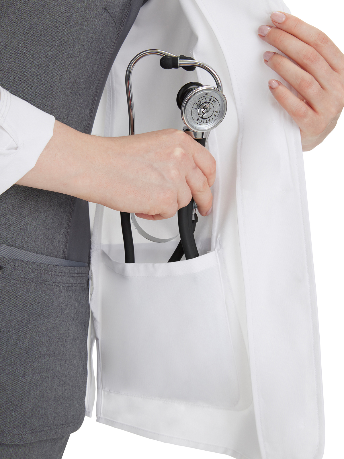 Healing Hands - The White Coat - Women's Four-Pocket 27.5" Lab Coat 2