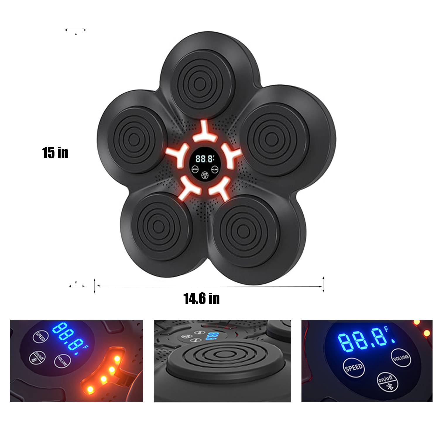 High-Tech Boxing Trainer Smart Music Machine with Bluetooth 9