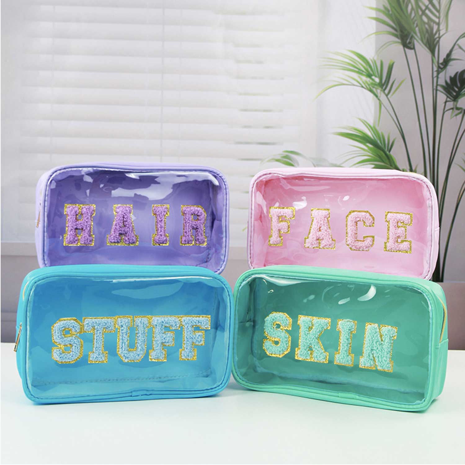 Custom Transparent Cosmetic Case - Leakproof Shower Bag 4