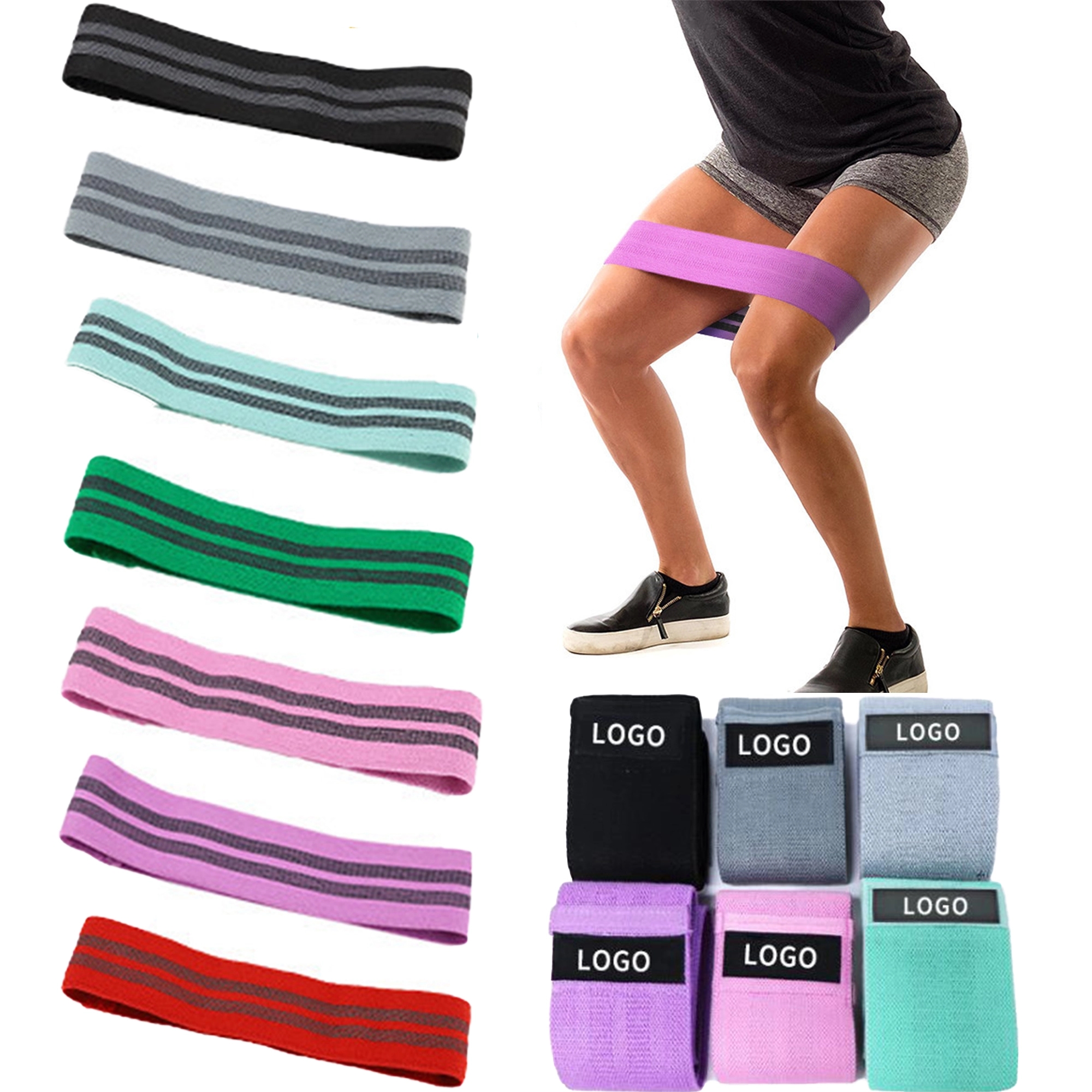 Resistance Bands Set For Legs and Butt 9