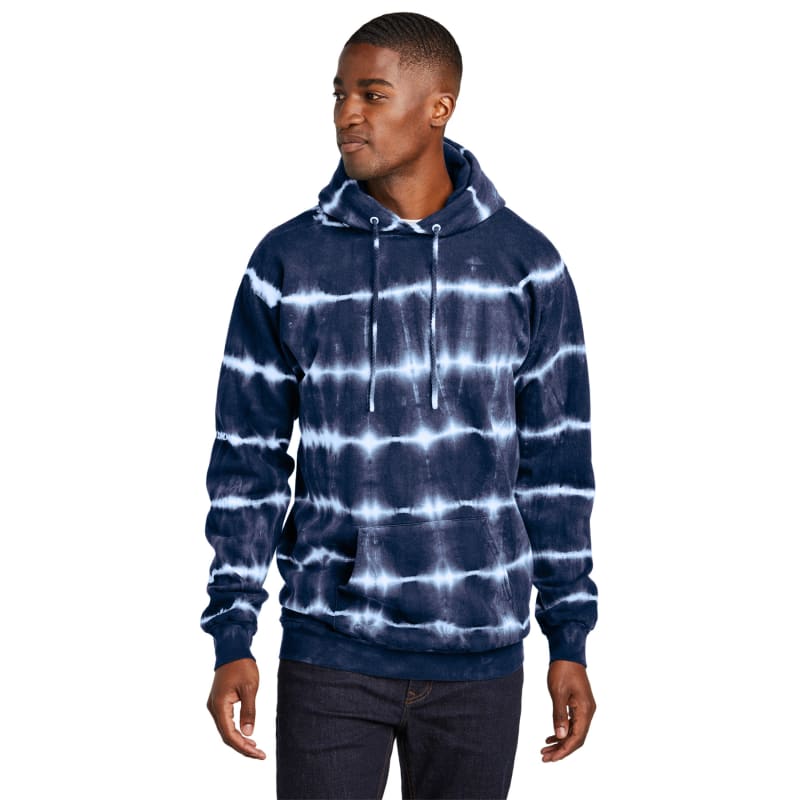 Port & Company Allover Stripe Tie-Dye Fleece 9