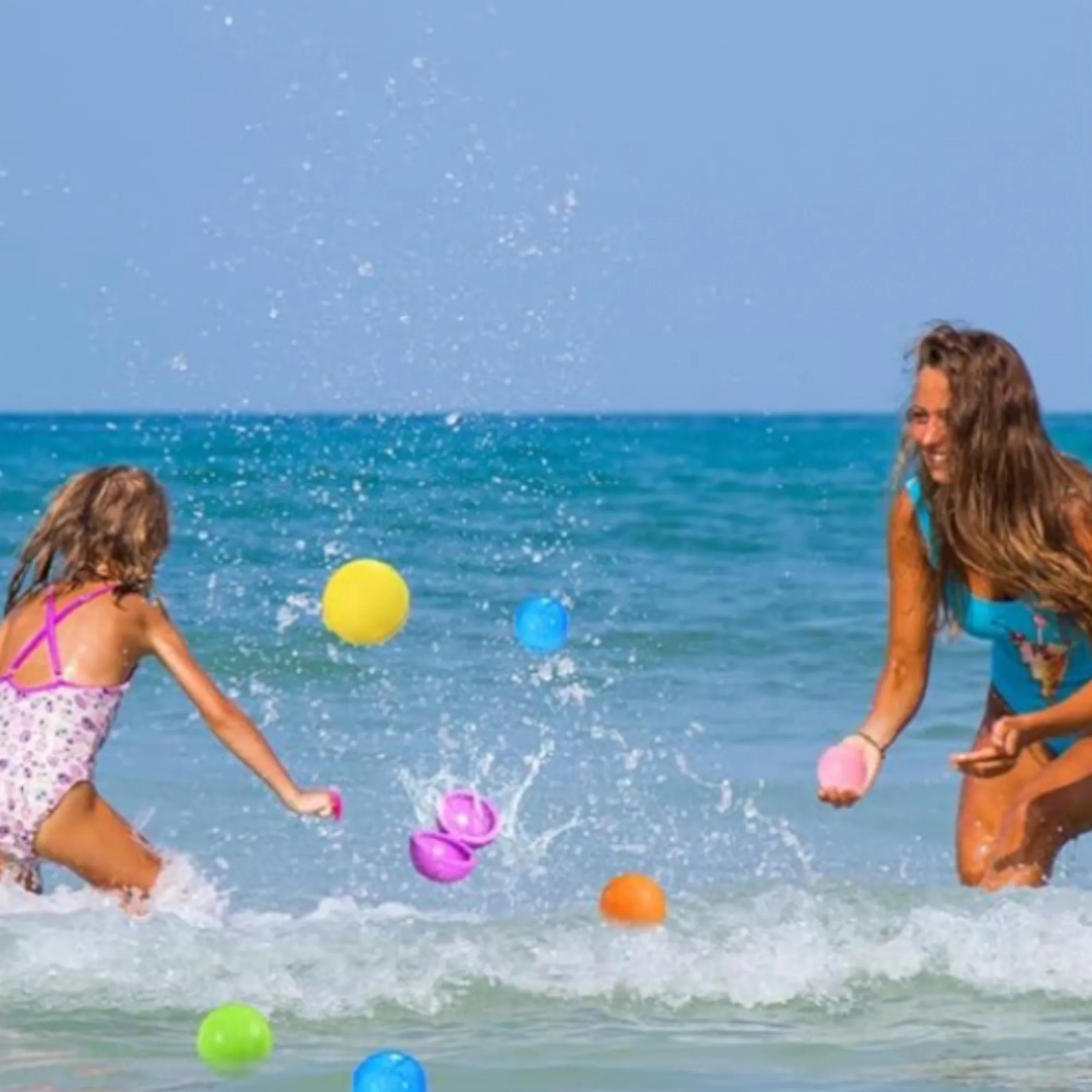 Colorful Reusable Water Balls, Quick Fill, Summer Pool Fun 4