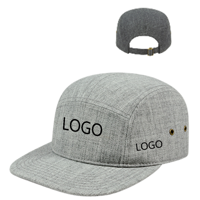 5 Panel Camper Style Baseball Cap Hat 2