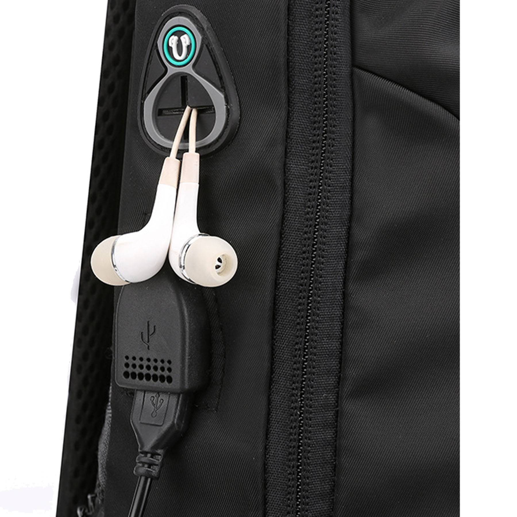 Oxford Backpack with USB Charging Port 6