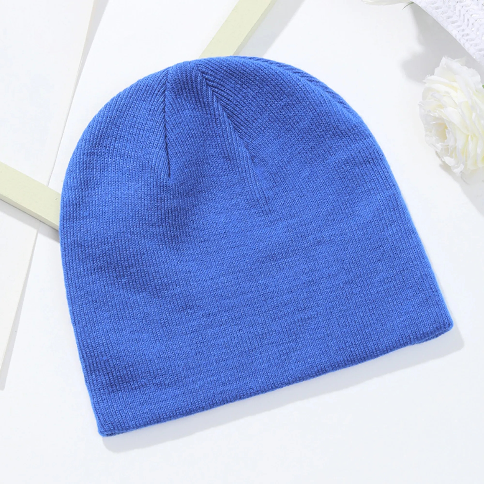 Knit Beanie Hat Colorful Options Winter Wear 1