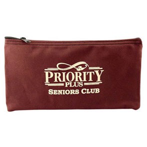 10 Oz. Colored Canvas Large Standard Deposit/ Organizer Bag 11