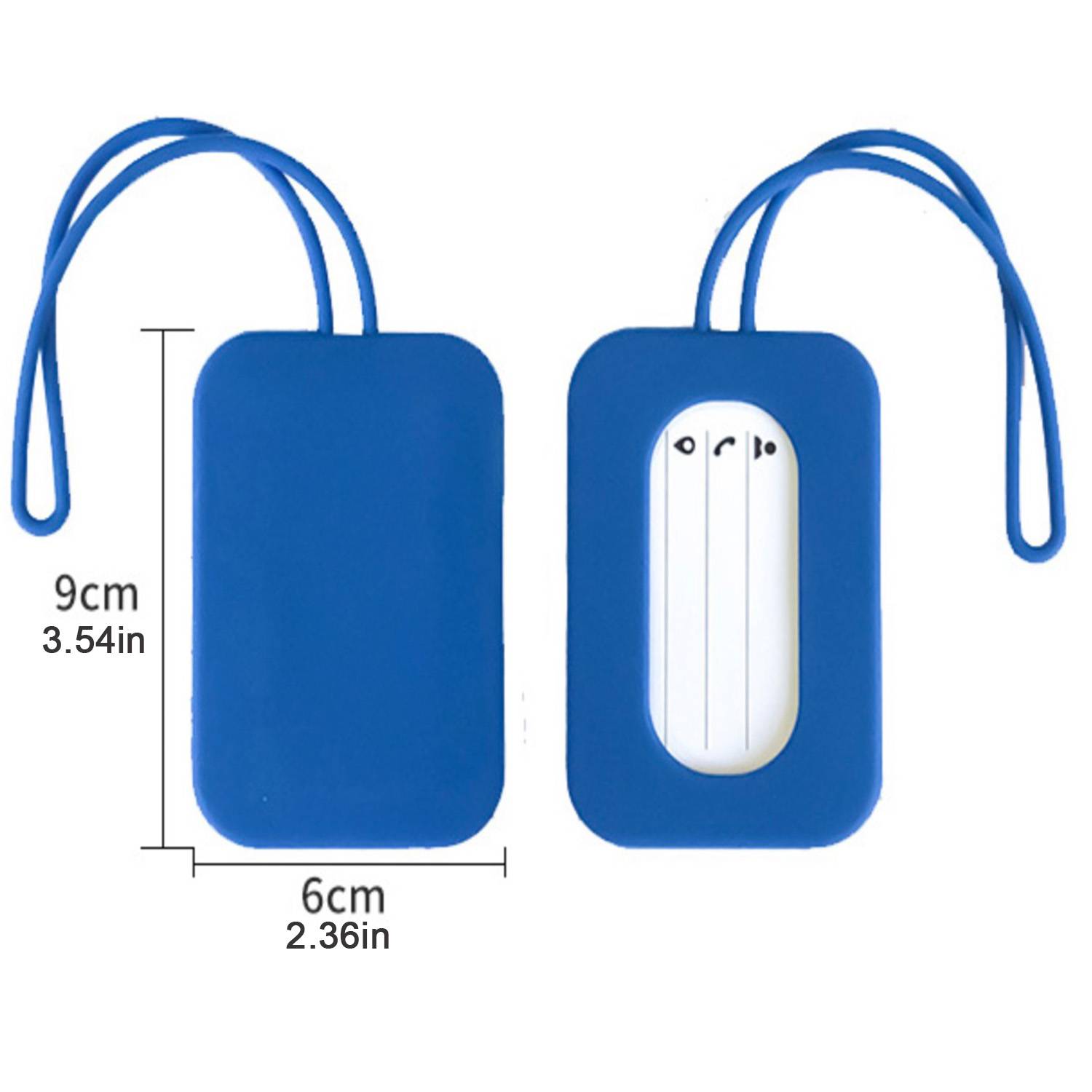 Custom Silicone Luggage Tag 2
