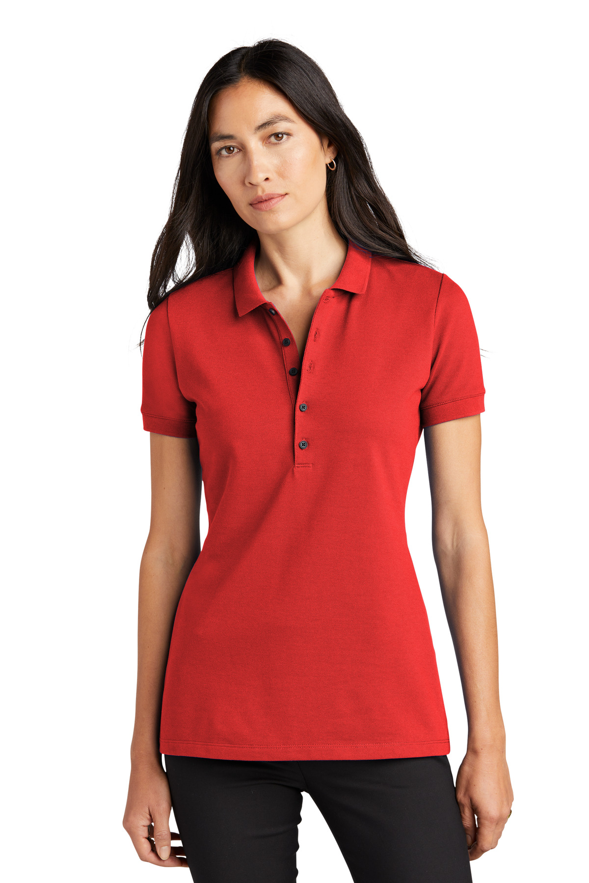 Mercer+Mettle Women's Stretch Heavyweight Pique Polo MM1001 16