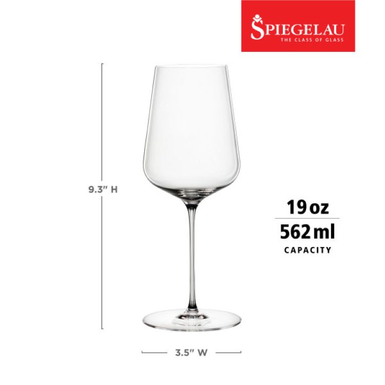 Spiegelau Definition 19 oz Universal Glass, set of 2 1