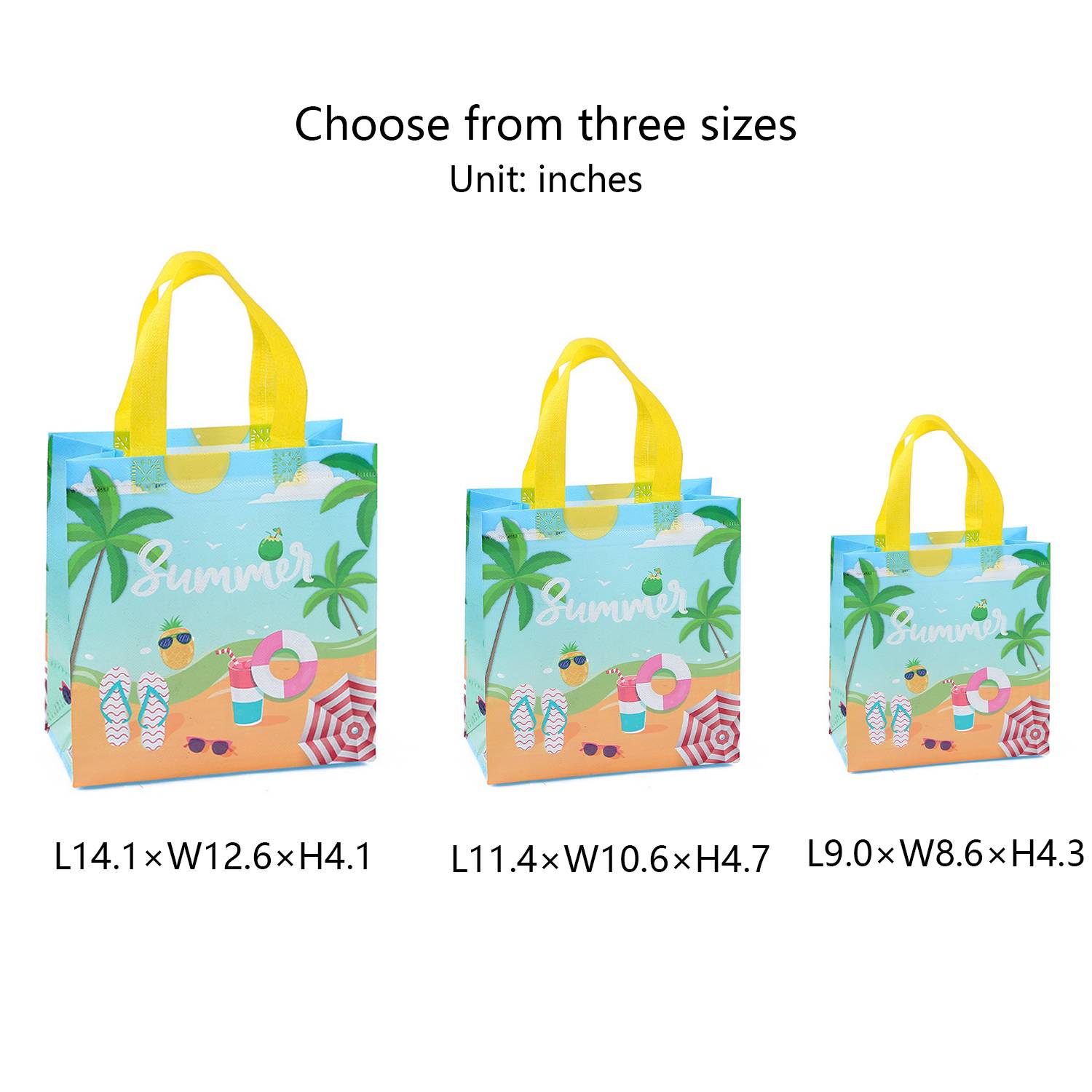 Non-Woven Beach Printed Shopping Handbag 3