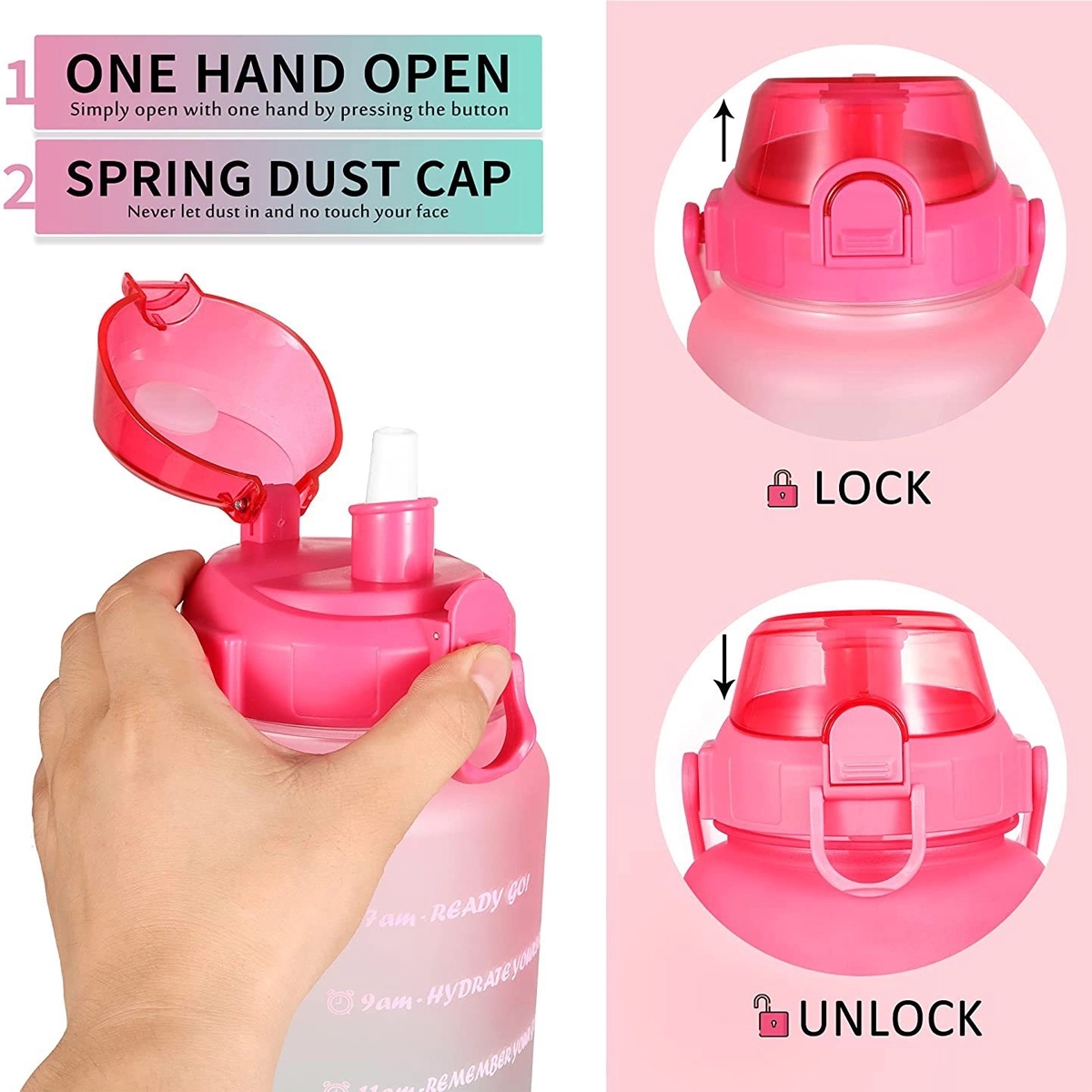 64OZ Large Water Bottle 6