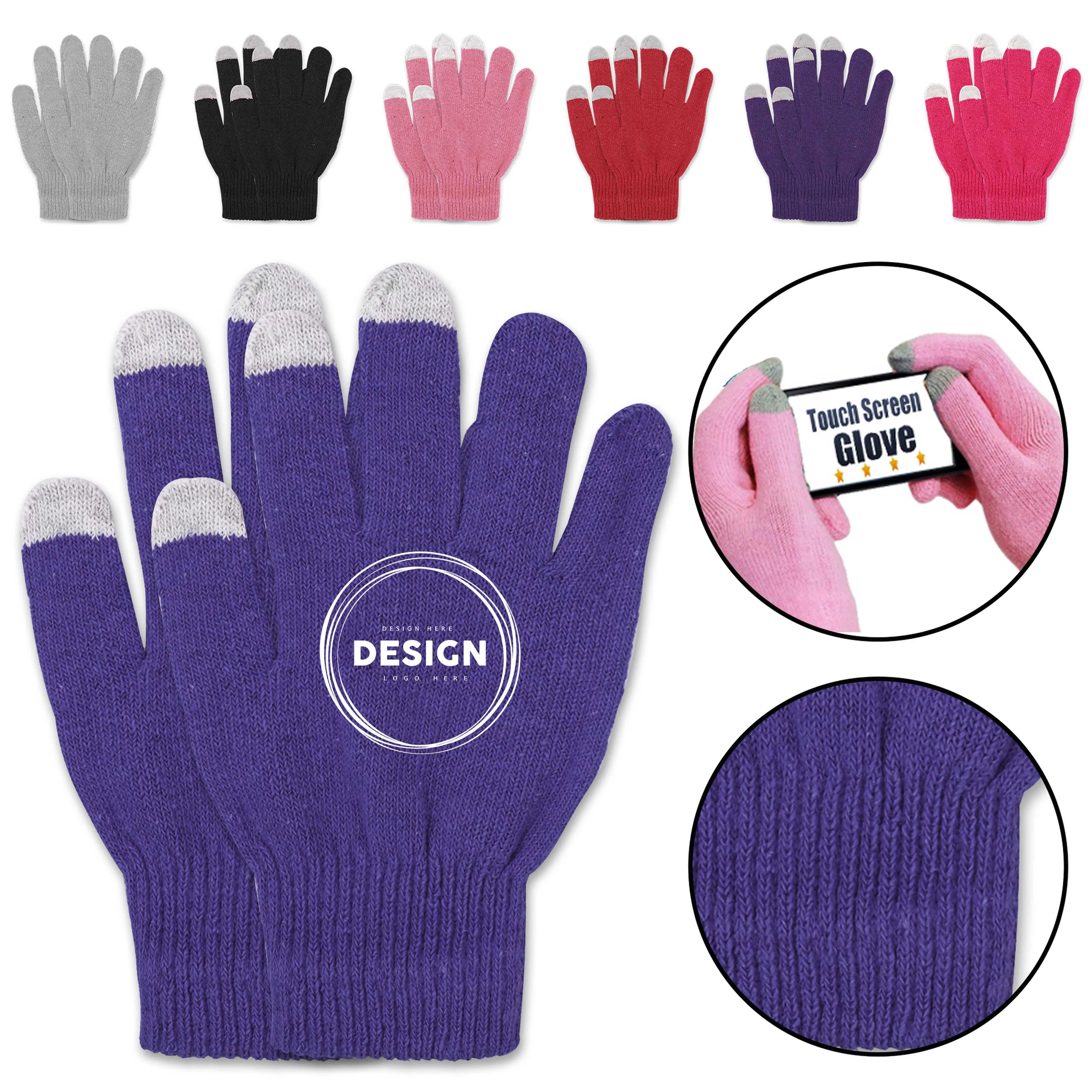 Enhanced Touchscreen Warm Knit Gloves 2