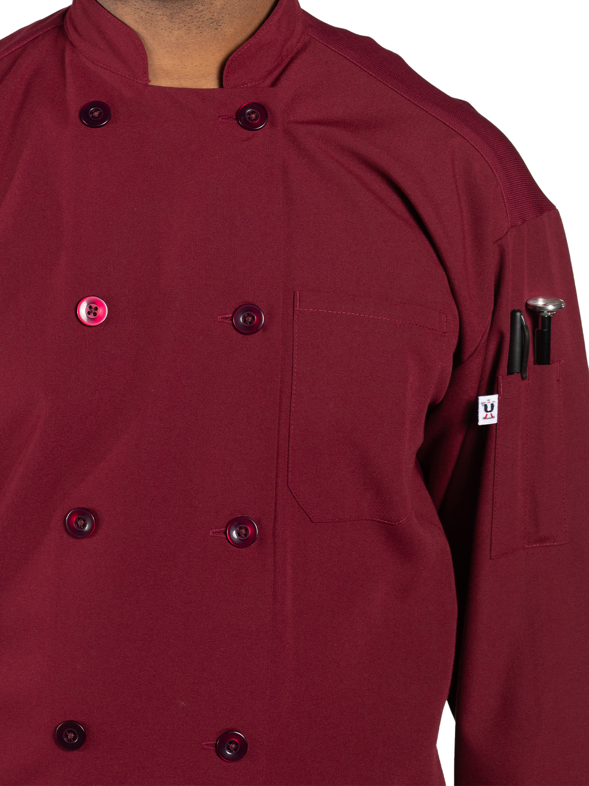 Uncommon Chef - Unisex Reinforced Bar Tacking Chef Coat 20