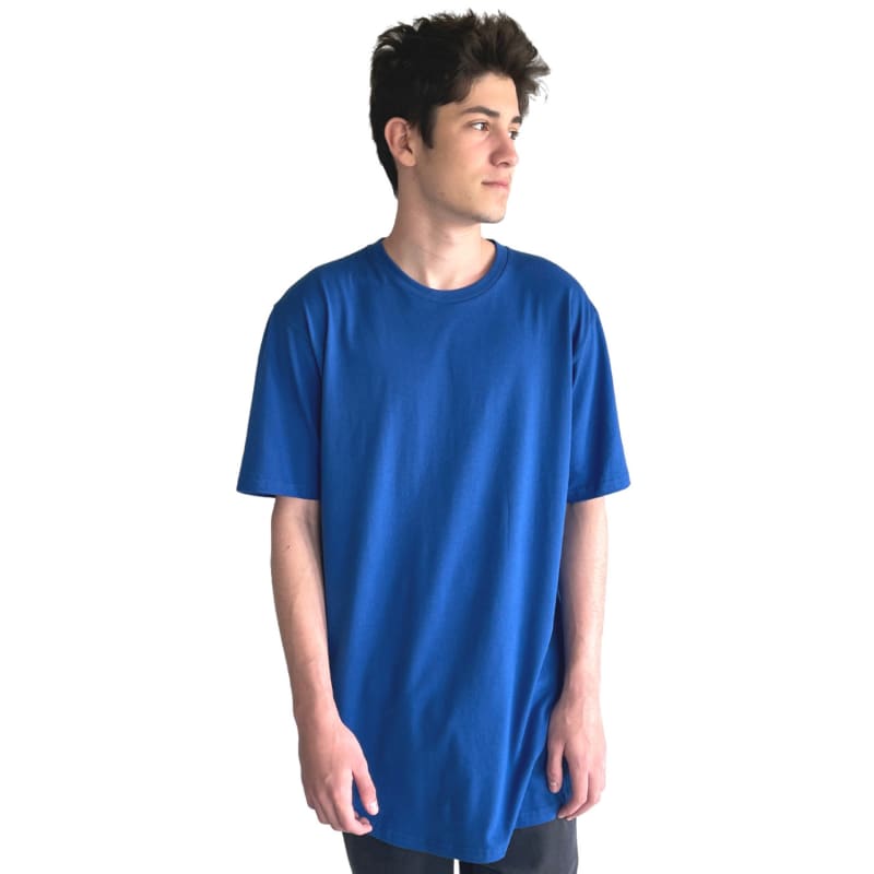 Next Level Apparel Men's Cotton Long Body Crew 7