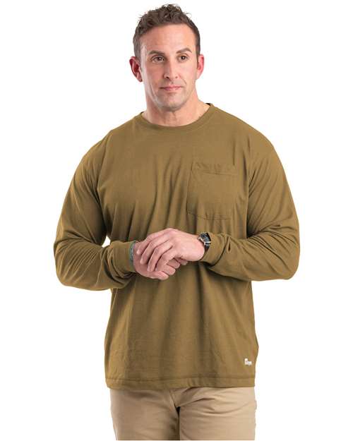 Men's Performance Long Sleeve Pocket T-Shirt - BSM39 9