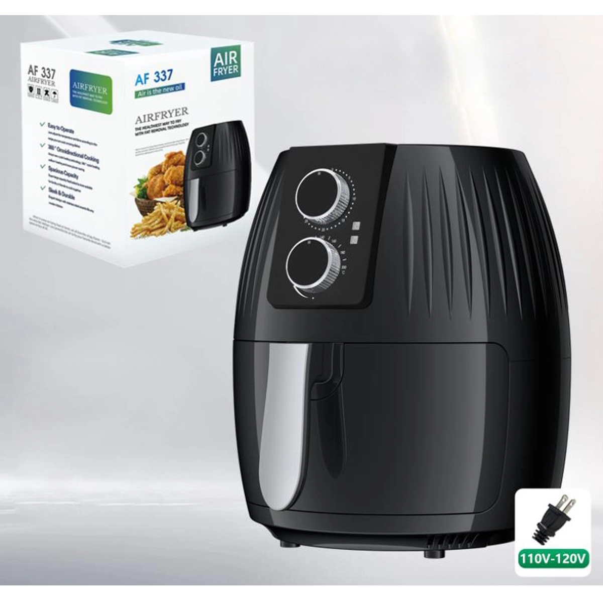 Air Fryer 5.5L Quart Fried Basket with Touch Screen 2