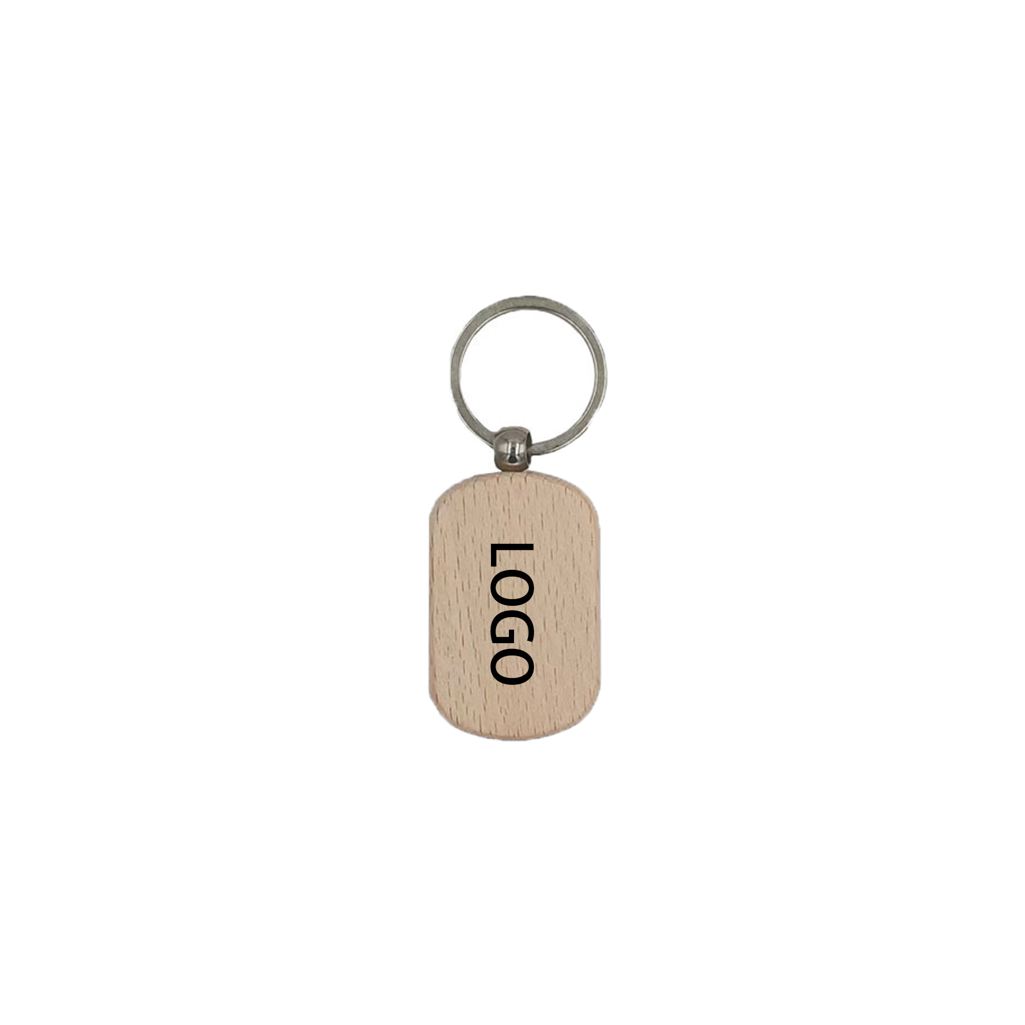 Playground shaped wooden key chain 1