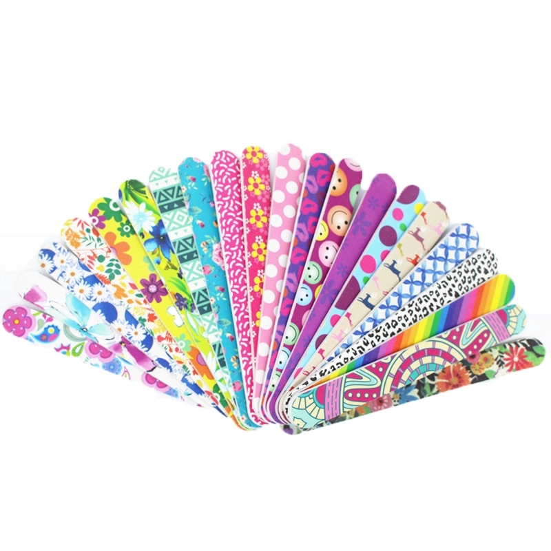 7' Multi-Color Thick Foam Nail File with PVC bag 3