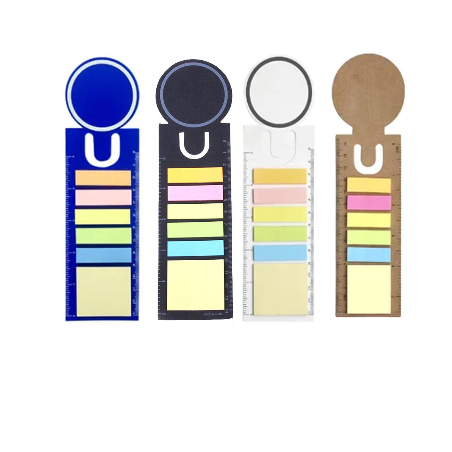 Eco Ruler Printed 5-color Sticky Notes 1
