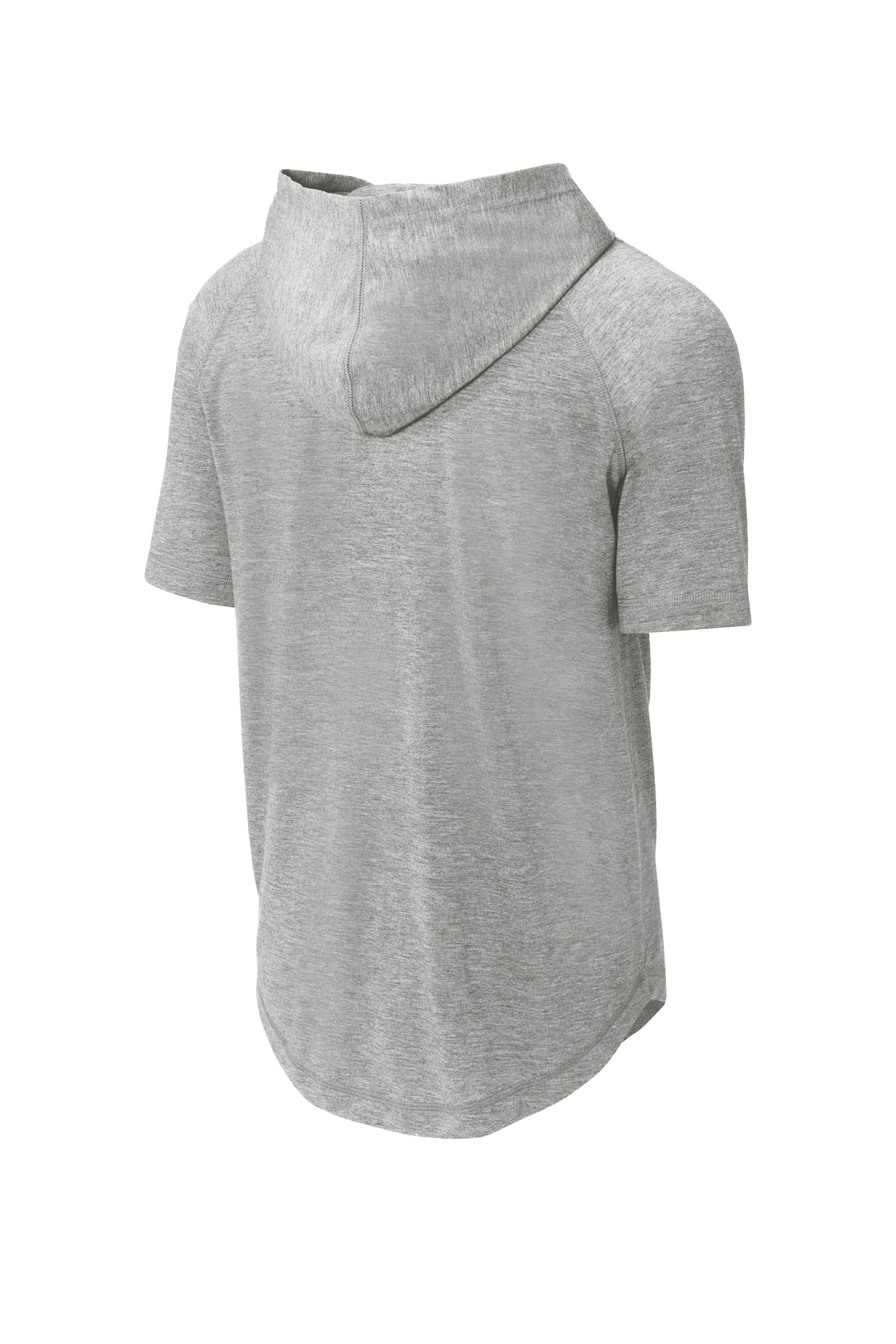 Sport-Tek PosiCharge Tri-Blend Wicking Short Sleeve Hoodie. ST404 4
