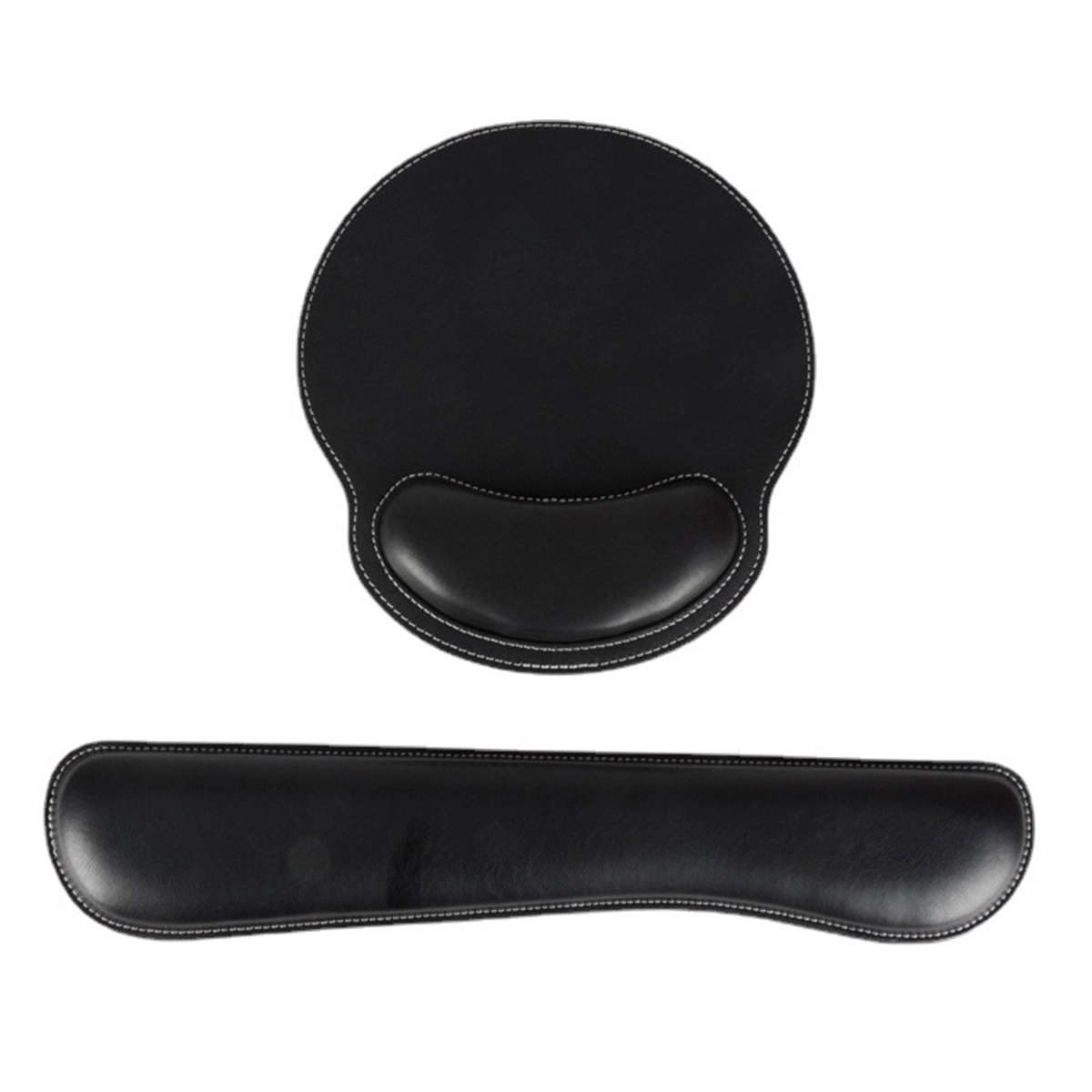 Ergonomic PU Leather Keyboard Wrist Rest and Mouse Pad 2