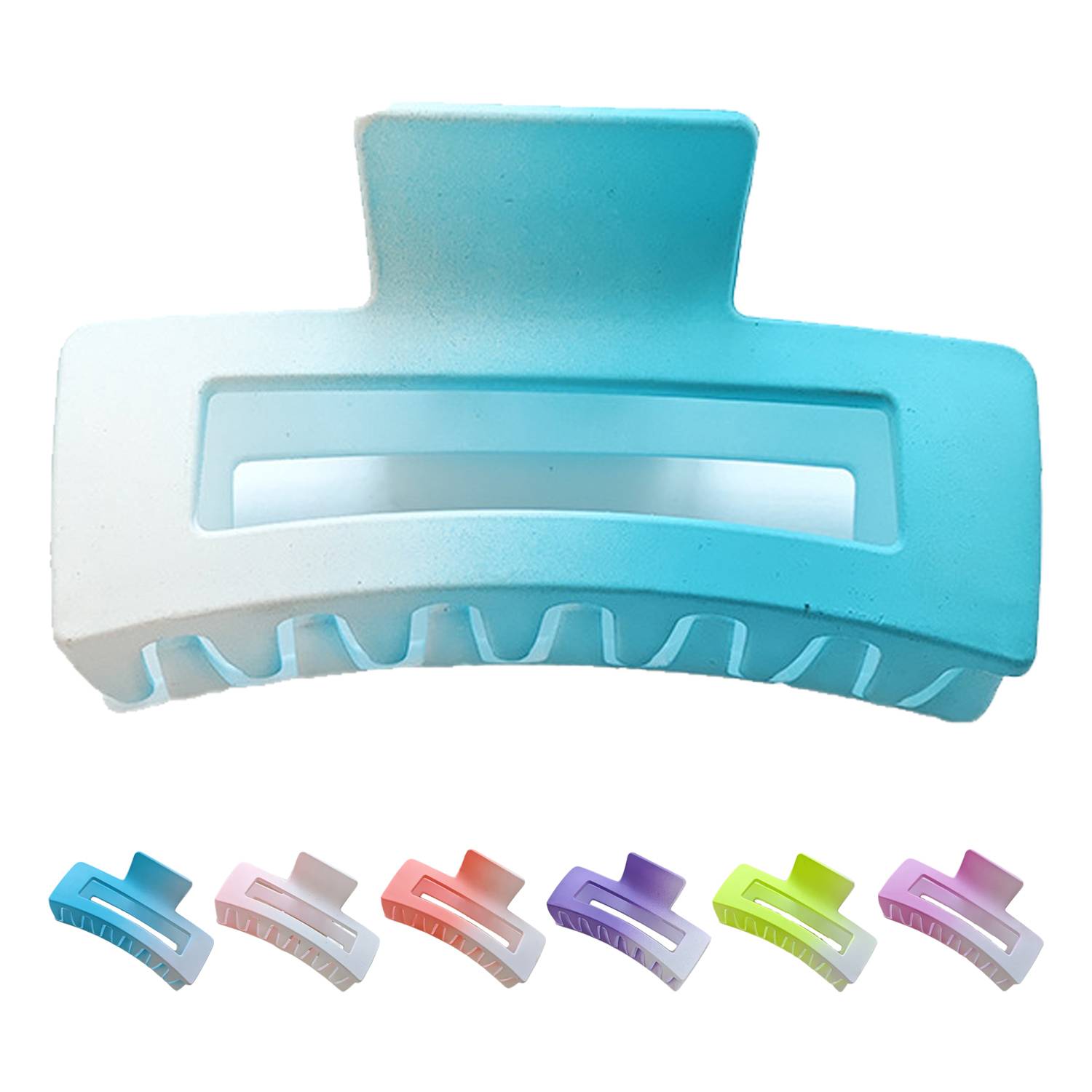 Plastic Square Hair Claw Clip 2