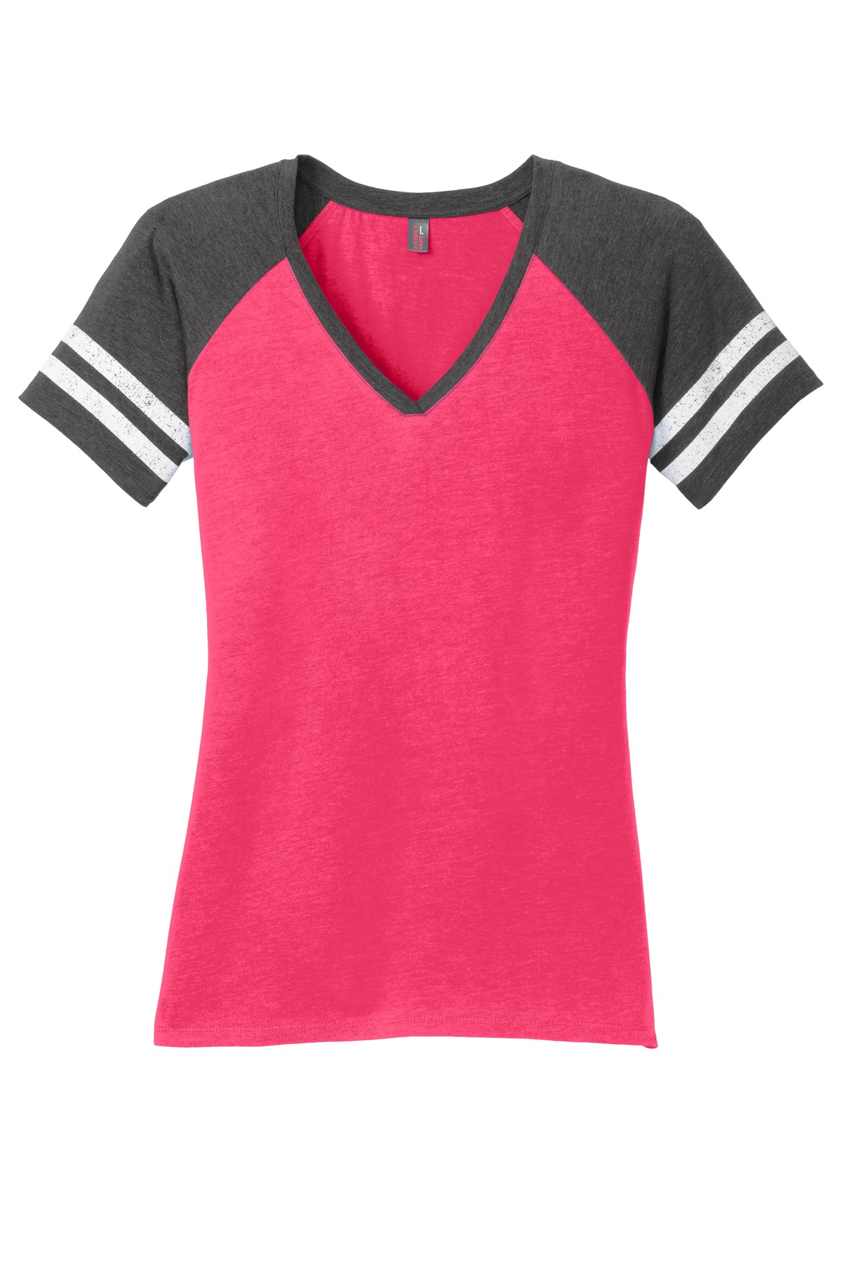 District Women's Game V-Neck Tee. DM476 40