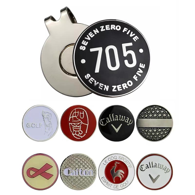 Golf Hat Clip With Full Color Ball Marker 3