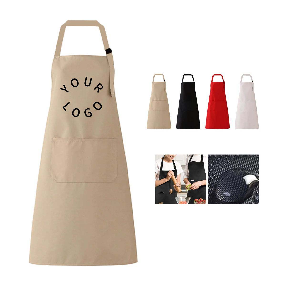 Water Resistant Apron with Large Utility Pockets 1