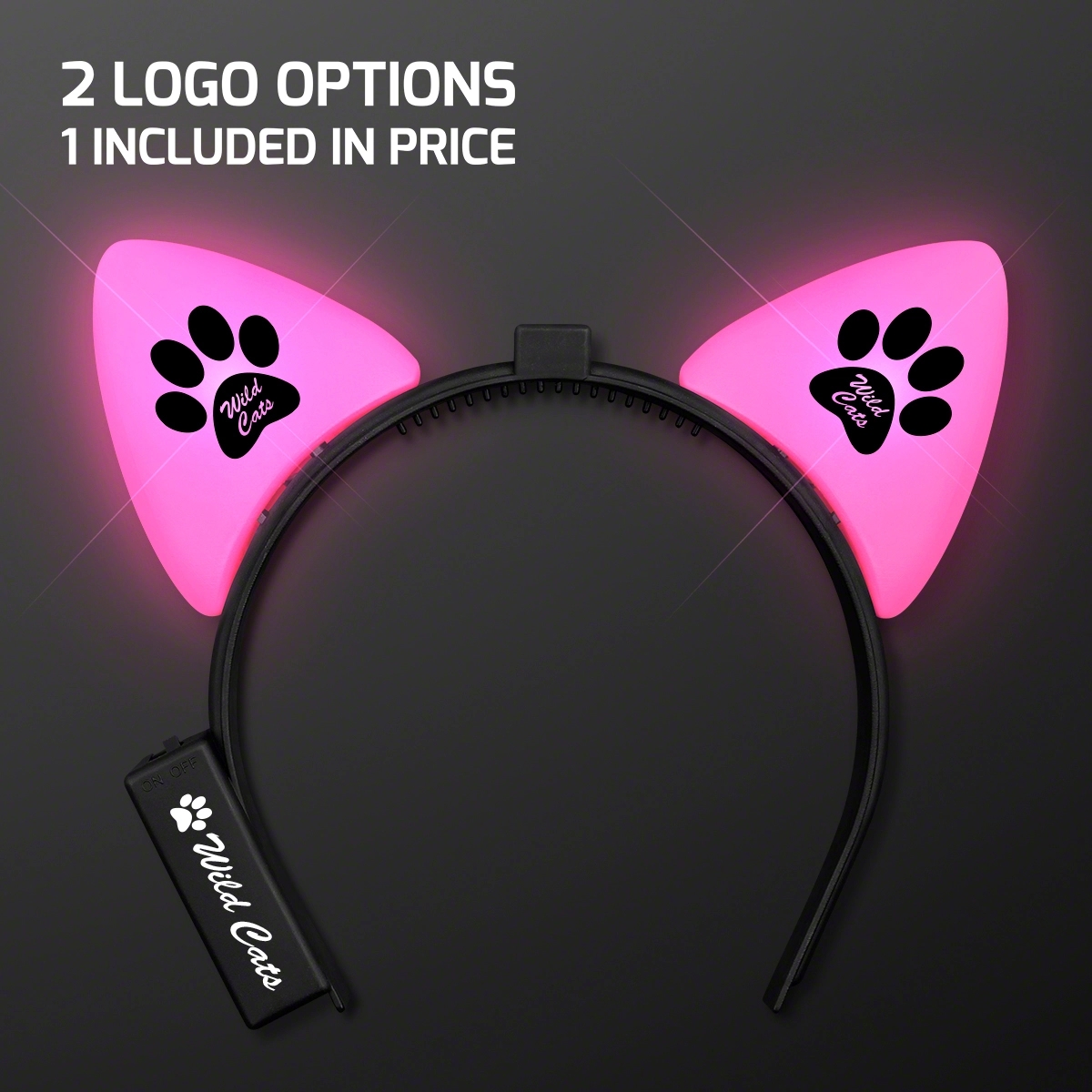 Blinking LED Cat Ears Headband 5