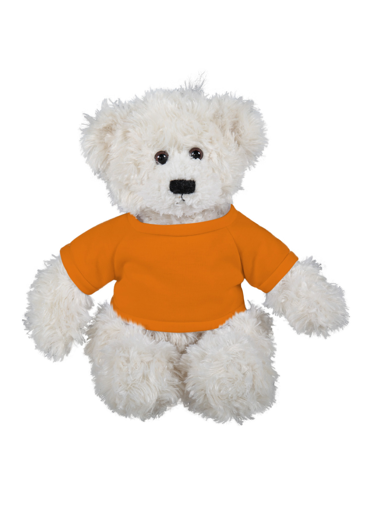 soft plush Cream Brandon Bear with t-shirt 14