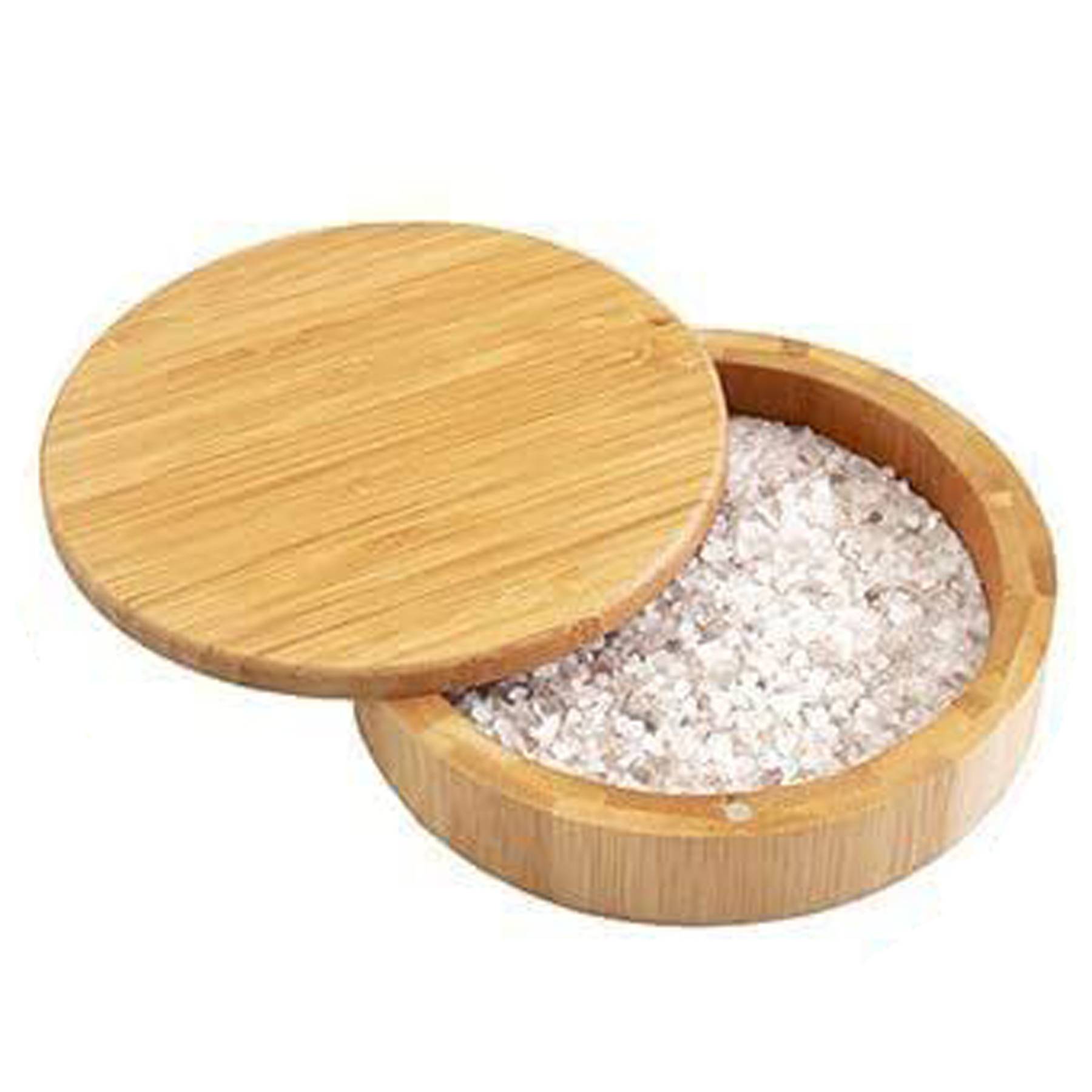 Wood Bamboo salt cup sugar box 4