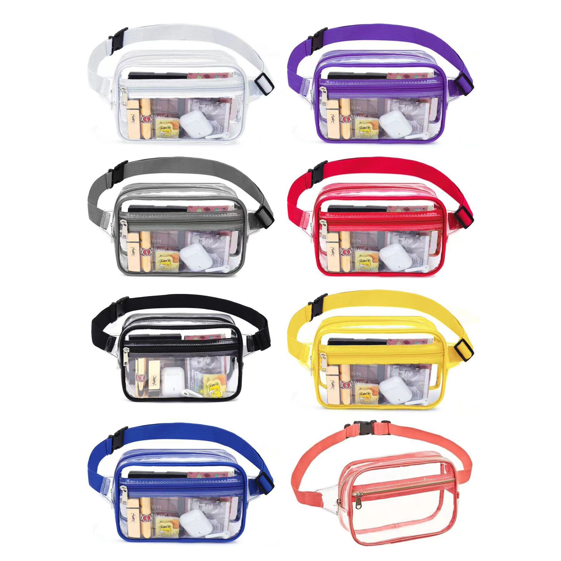 Premium Functional Clear Waist Bag 3