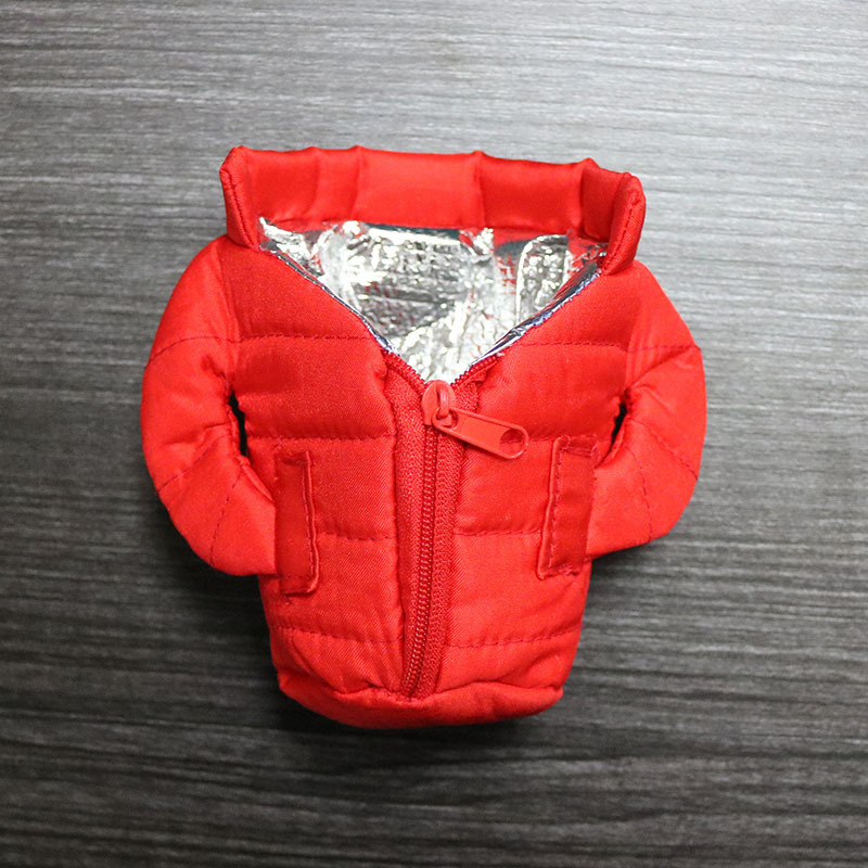 Insulated Can Cooler Puffy Beverage Jacket 2