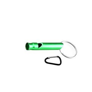 Compact Aluminum Alloy Whistle With Carabiner Attachment 15