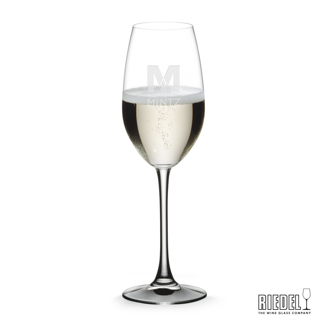 RIEDEL Oenologue Flute - 9.12oz - Deep Etch 8