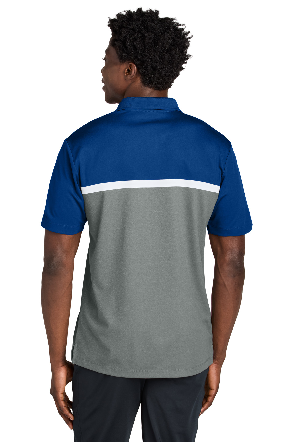 Sport-Tek UV Micropique Colorblock Polo ST741 33