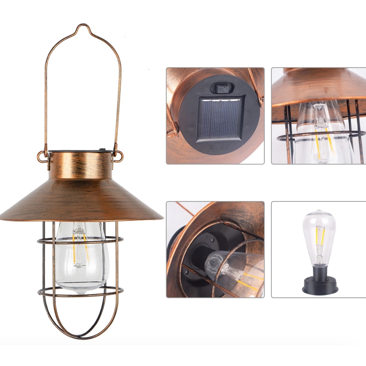 Hanging Solar Lights Shepherd Hook 4