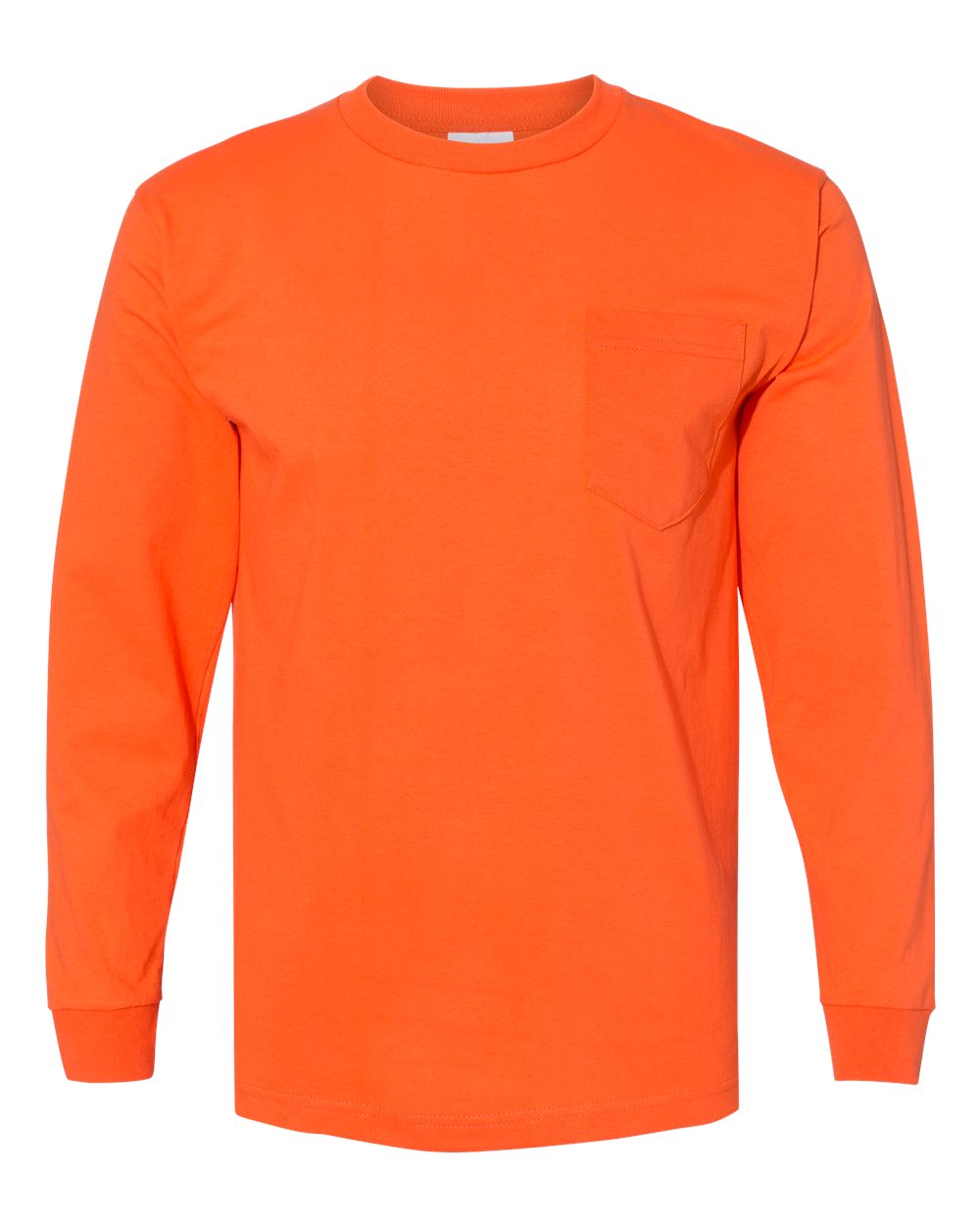 Unisex USA-Made Long Sleeve Pocket T-Shirt - 8100 48