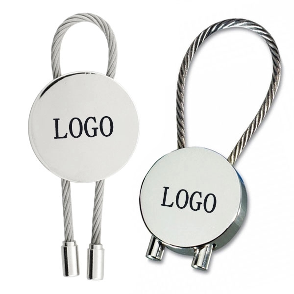 Wire Round Metal Key Ring 1