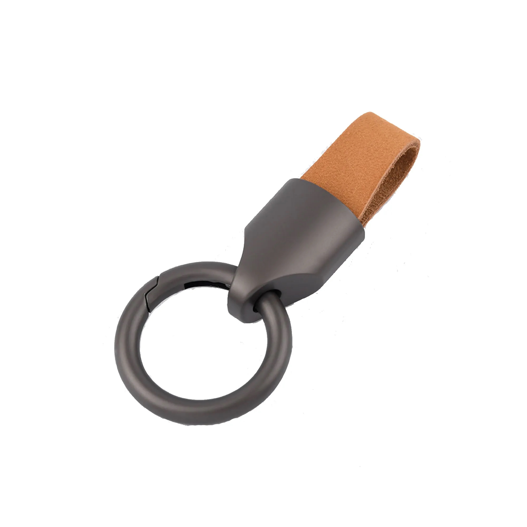 Genuine Leather Keychain for Car Home Key Ring 14