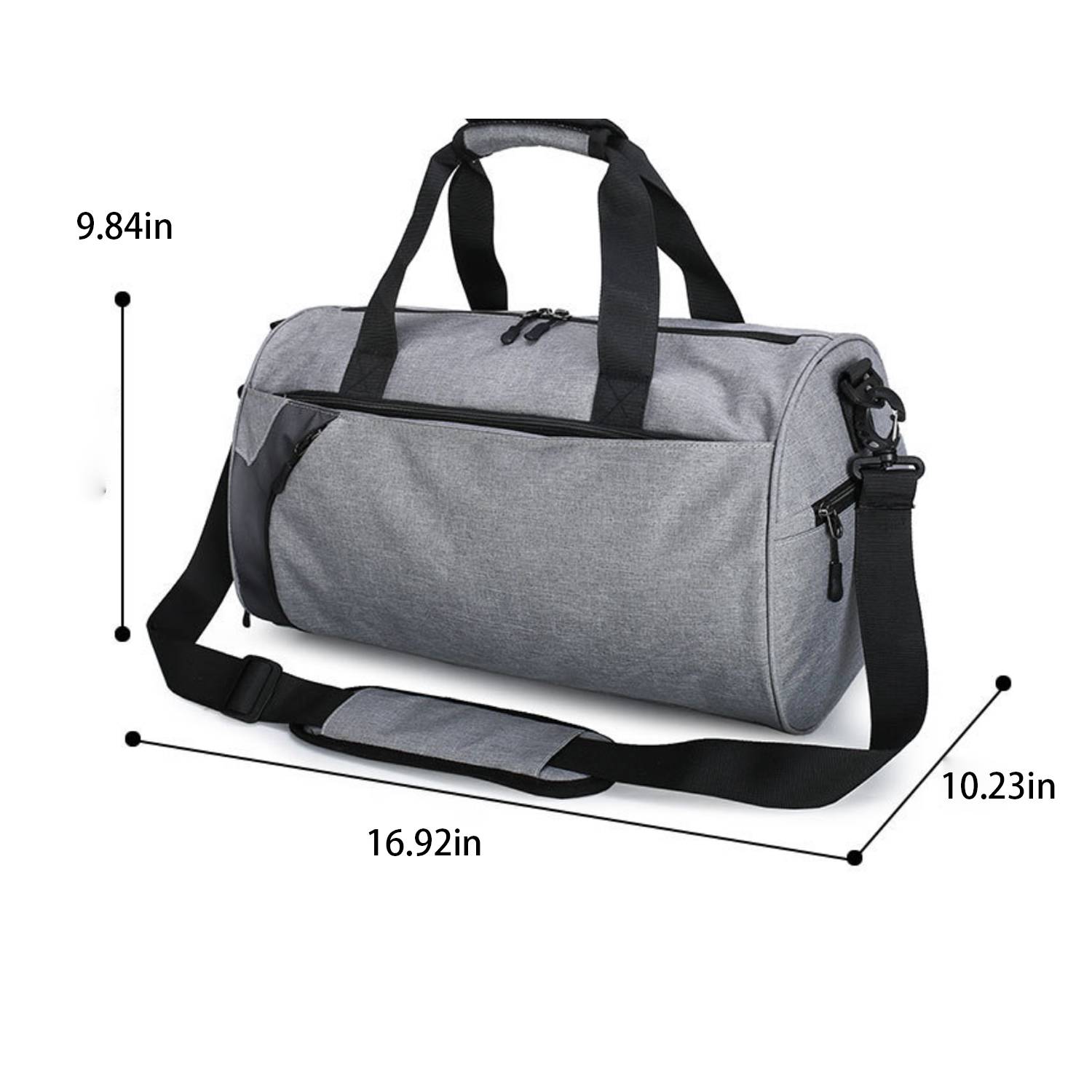 Handheld Crossbody Polyester Travel Duffel Bag 5