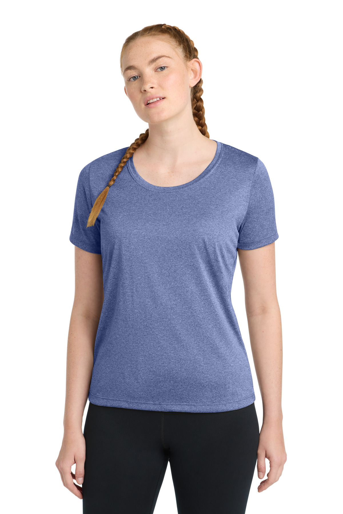 Sport-Tek Women's Heather Contender Scoop Neck Tee. LST360 78