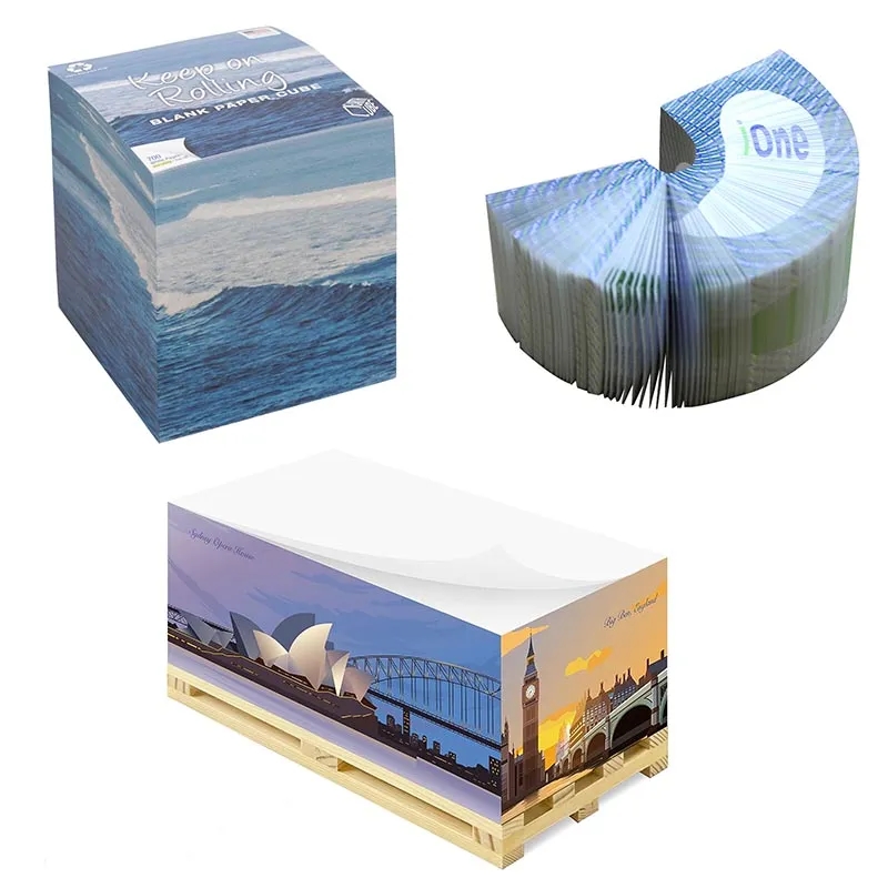 3" x 3" Adhesive Sticky Notepad Cube 500 Sheets 1