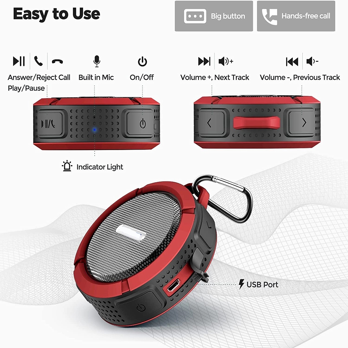 Waterproof Bluetooth Speaker 2